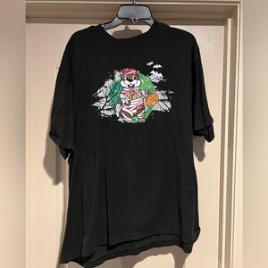 Bucees Halloween Glow-In-The-Dark Black Graphic T-Shirt